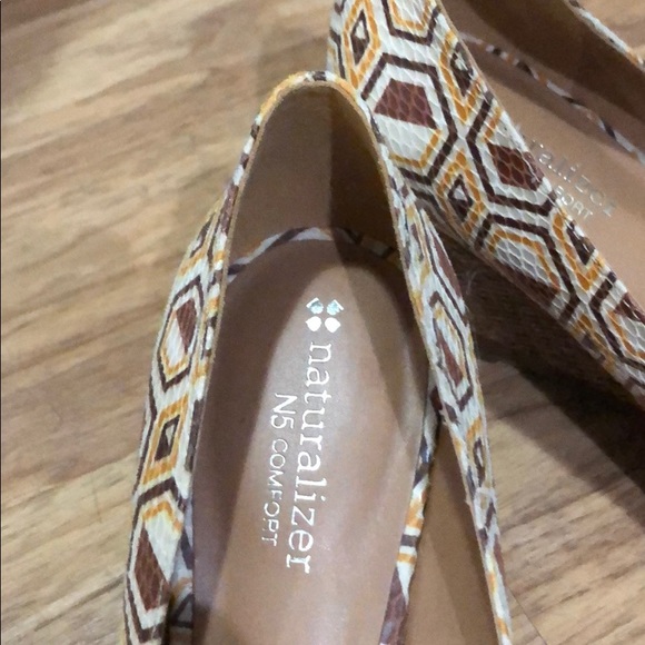 Naturalizer N5 comfort peep toe geometric wedges - Picture 2 of 4